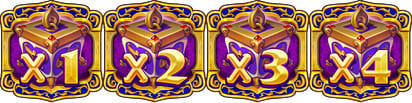 Treasure Chest Multiplier Symbols