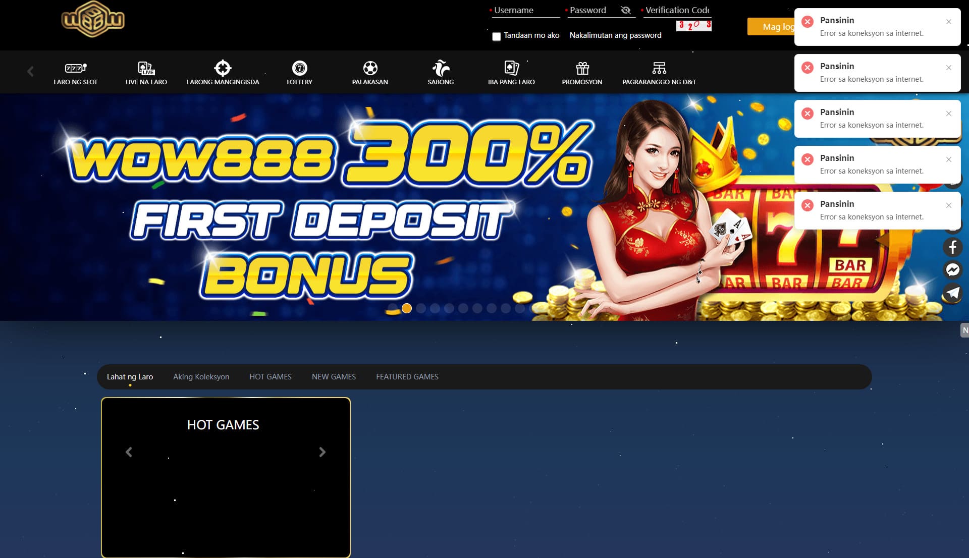 5. Wow888 – est New Online Casino Ranking for Slots & Specialty Titles