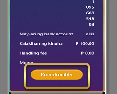 Review the information and click on “Kumpirmahin
